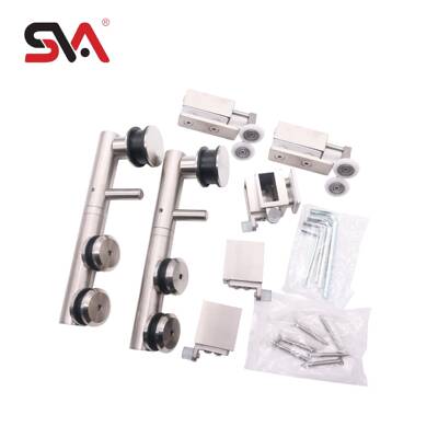 高端淋SVA-0001房用侧移门滑轮拉手美观百搭实门304不锈浴钢浴室