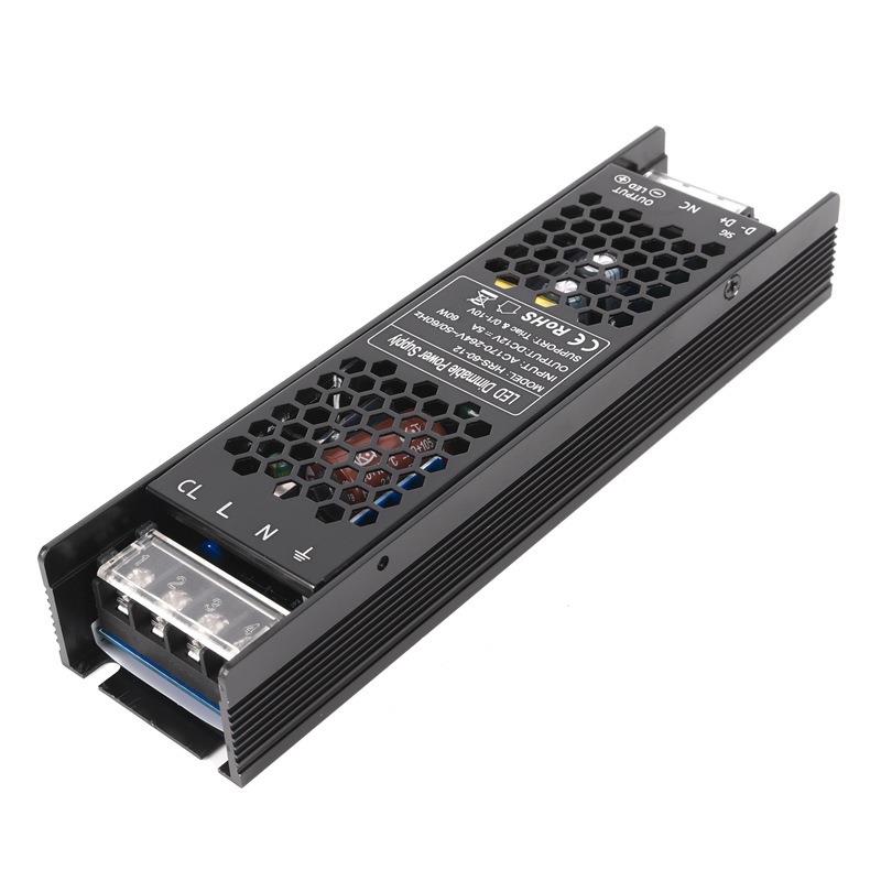 LED调光电源12V60W开关电源0-10V可控硅灯条灯带调光驱动