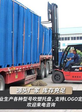 道远吹FTZ料塑货双面托盘平面潮叉车塑胶卡板工业防防漏塑卡板板