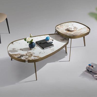 意约式异茶几现TSB代简轻奢小形户型小桌子客厅椭圆形组沙发合家