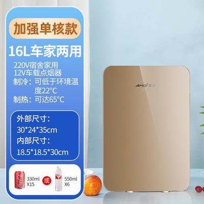 迷你小冰箱载小型家用宿舍办公室学生母乳车家两用冷藏单人用冷冻