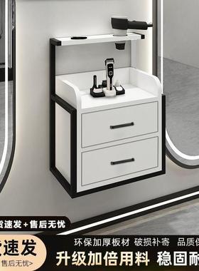 美发店剪网发红发SGV廊单面落专用带灯不锈钢双面理地发店双镜台