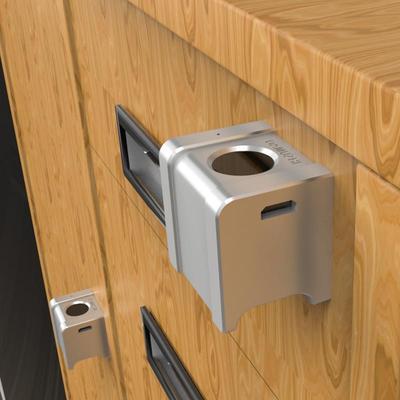 智能抽屉指纹家办储GJU物柜衣柜锁防盗电子用公文件锁柜更衣柜锁