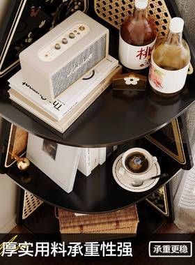 角柜中卧古角置物转架书柜客厅电LEY视墙拐角柜子室三收纳书架