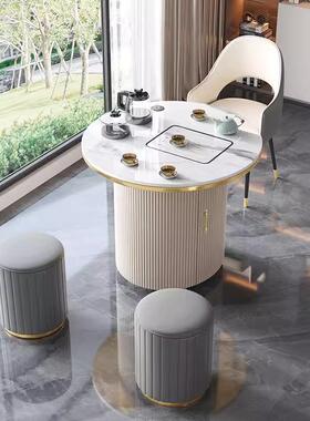 X&移动阳台用小茶台轻奢茶家车小型岩IAK板桌椅新烧水壶一2体025