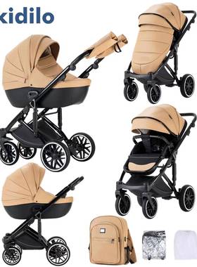 Kdilo儿推车向可坐躺新生儿可婴折叠TZT便携式i童双车高景观宝宝