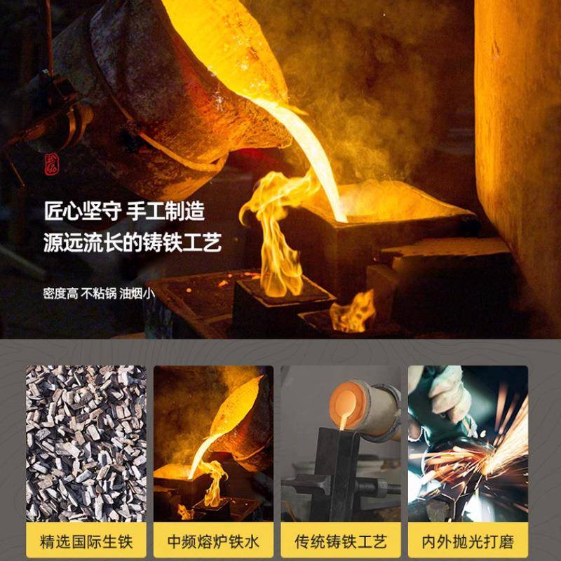 铁无涂层烤盘铸户烤外韩式5DTkPjQH肉卡式炉烧烤盘家用不盘粘煎盘