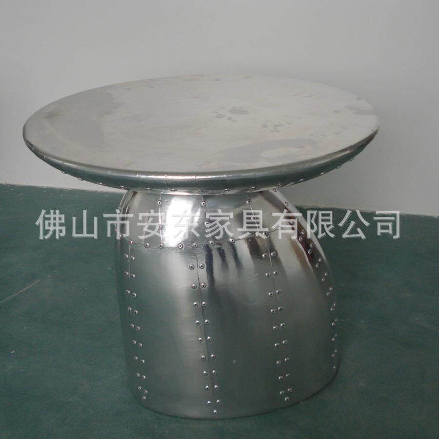 欧式属lo茶几ft风格铝蘑菇茶金几古创意小户型个性复洽谈边几皮家