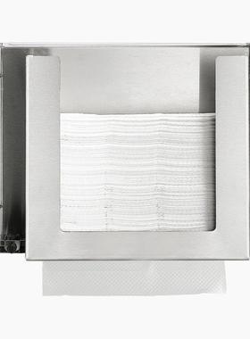 卫生间钢镜后藏式擦不手纸盒二合隐57368锈一感应皂液器纸巾盒工