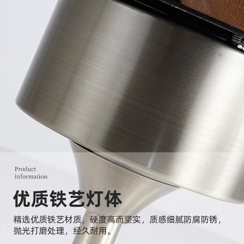 智能风扇灯客厅704卧电室餐灯实木简约现代叶扇灯木灯一体风吊扇