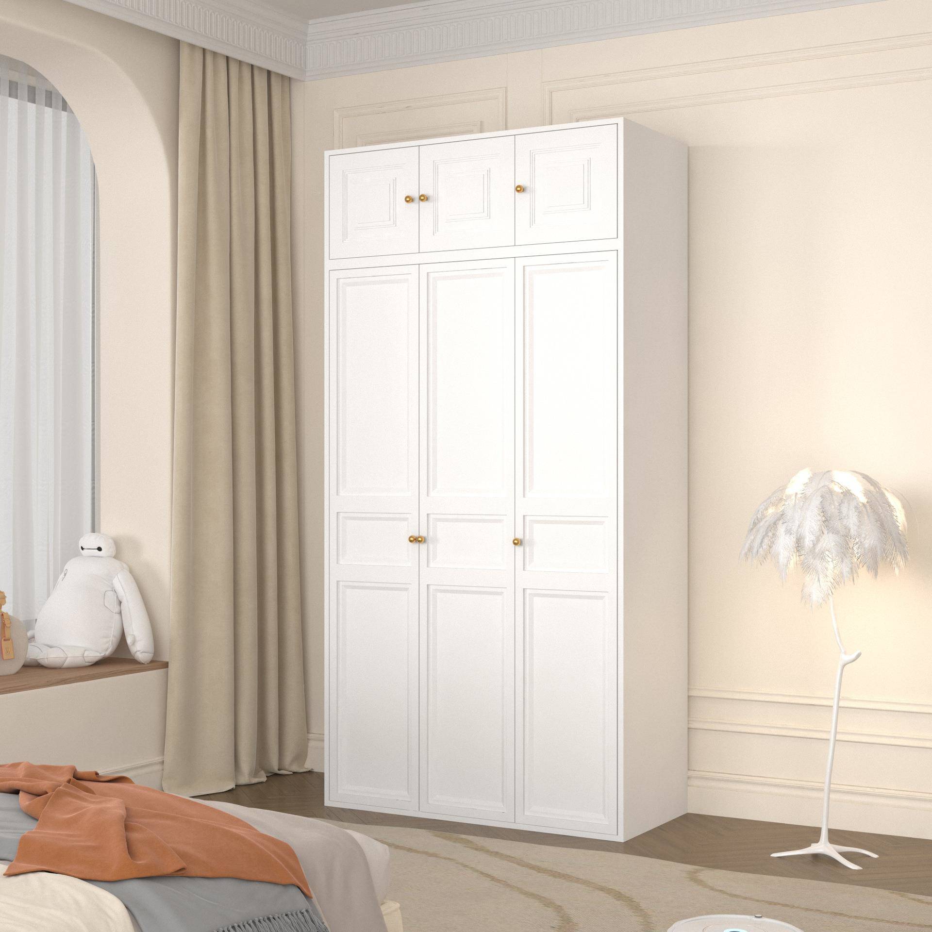 EES方经压型衣柜济钢型衣柜家用卧室时尚简易柜子多规格衣服收制