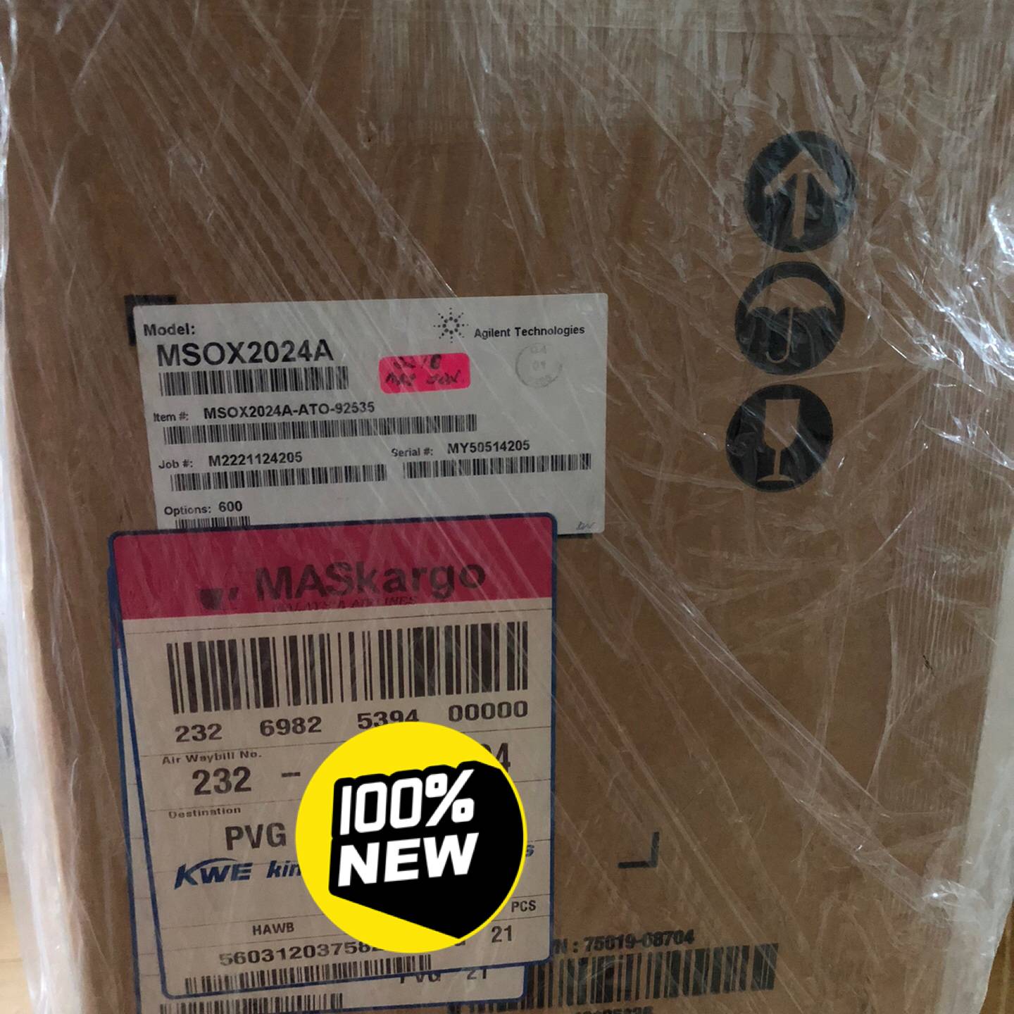 议价安捷伦，示波器MSOX2024A，200Mhz 带宽 4通道