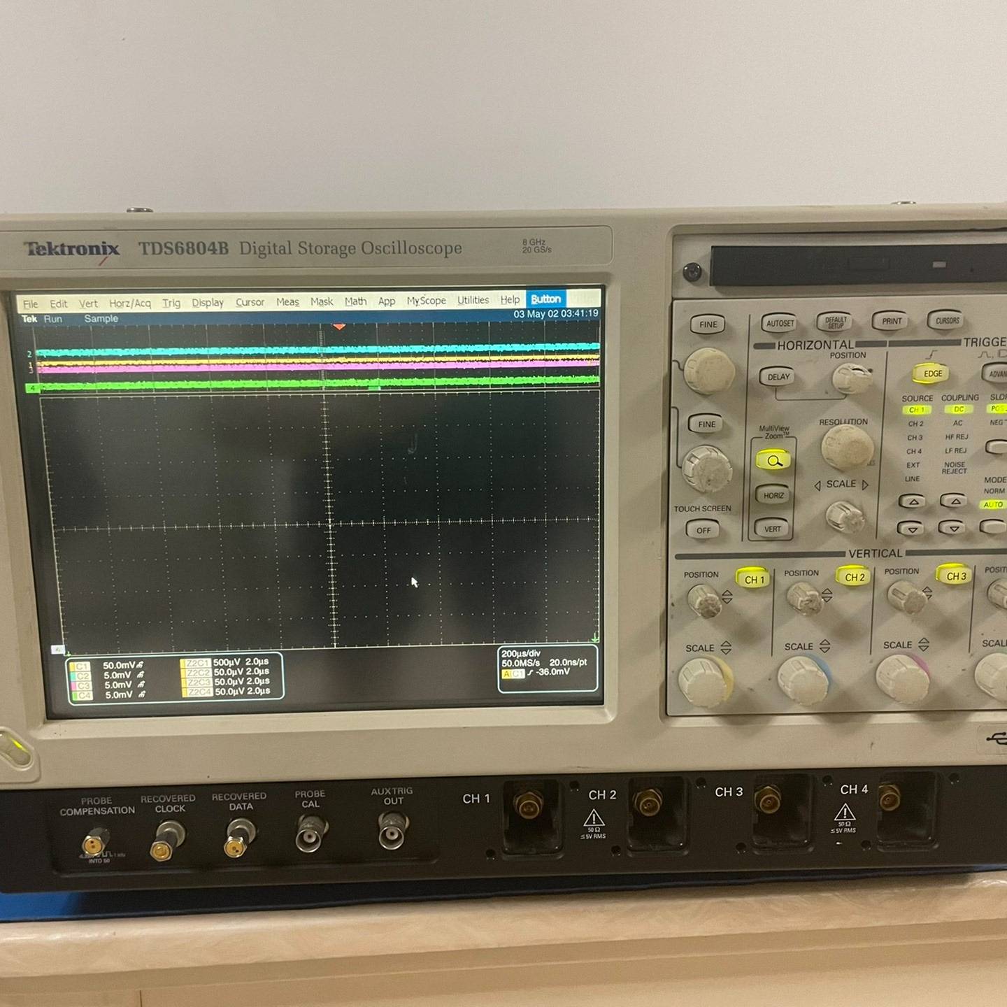 议价泰克Tektrox TDS6804B示波器8Ghz 20