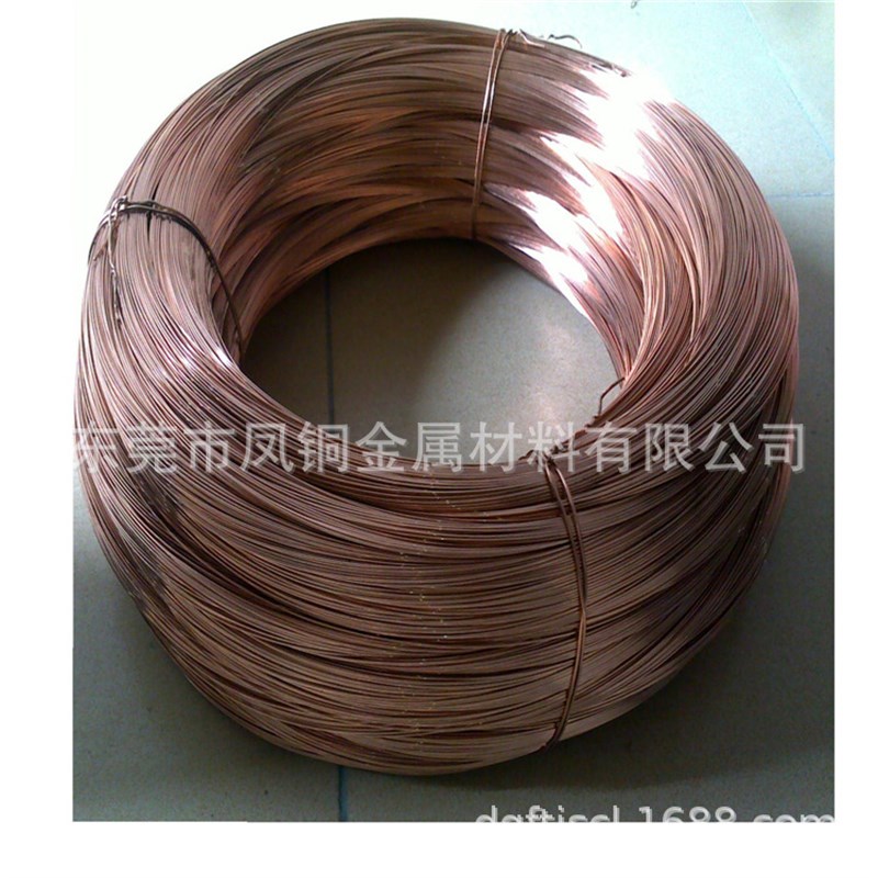供应0.15 0.18 0.n5 0.6 0.8 1.0 2.5 3.0mm紫铜线 纯铜丝T2裸铜
