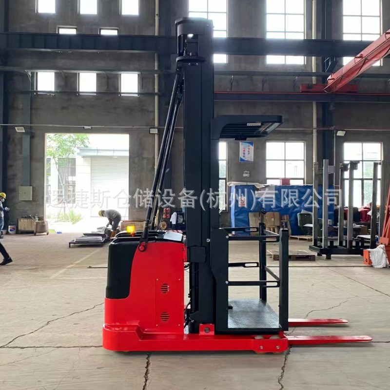 高位拣选车1吨7.2m工厂超市仓库装卸货物电动S升降拣货堆高叉车