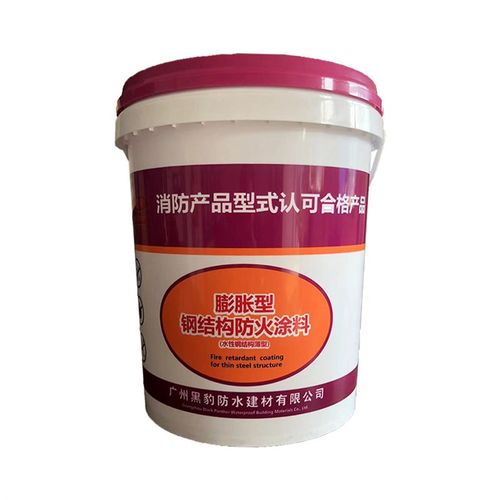 室内膨胀型钢结构水性薄v型防火涂料油漆 隧道隔热阻燃防火漆