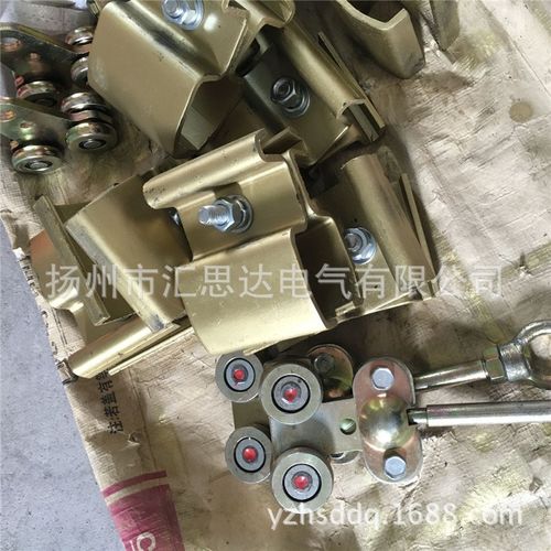 E型连接件ZT-W80工字钢卡扣 80E轨道E型联接件W80四轮板式滑车