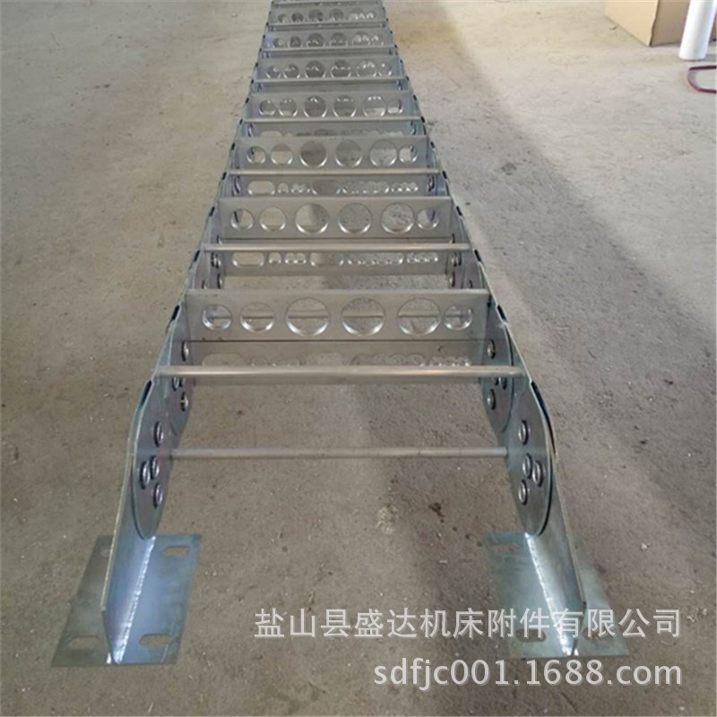 厂家生产TL18j0TL225机床用钢制拖链 冶金设备不锈钢拖链 钢铝拖