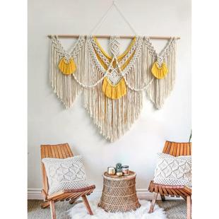 饰客厅背景墙创意挂件波西米亚房间卧室床头挂 Feng民宿墙壁装