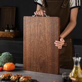 柚木实木砧板全木砧板进口防霉 不脱落双面砧板 抗菌