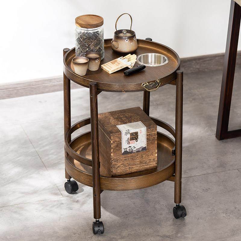 麻将茶几麻将桌茶水架小边几置物架棋牌室打牌专用可移动茶水桌子