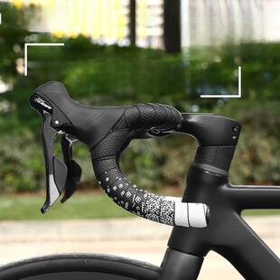 Npy俄罗斯方块道路车把与坡度自行车车把与防滑吸汗车把带