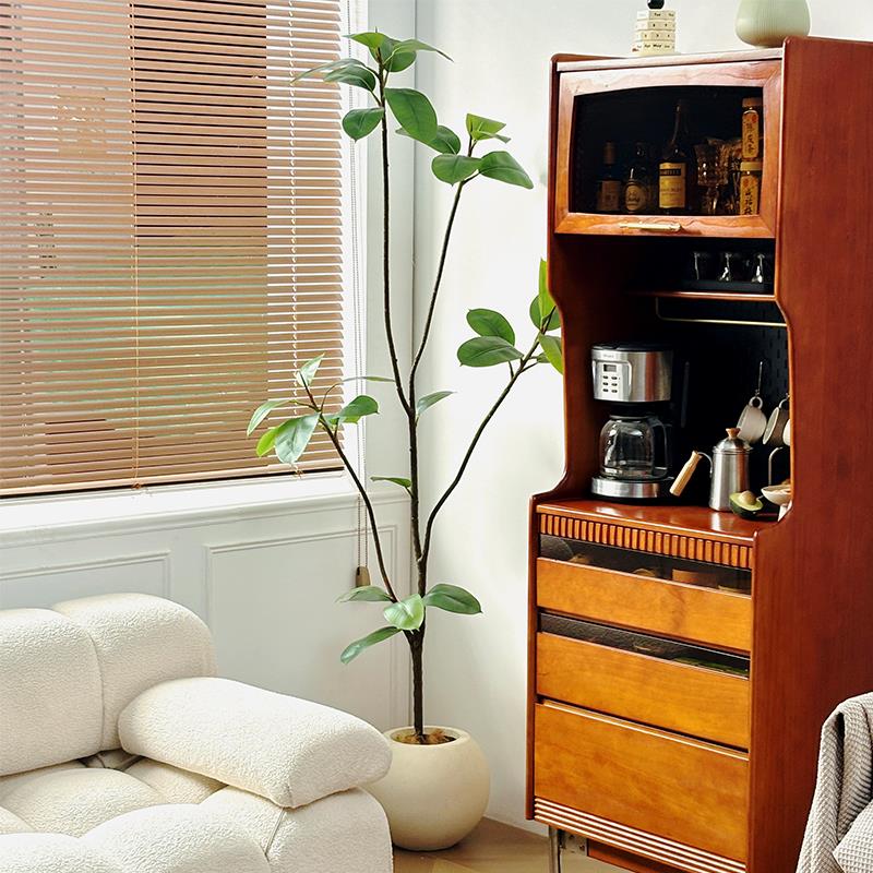 仿真绿植橡皮树高端轻奢室内客厅服装店落地造景摆件装饰