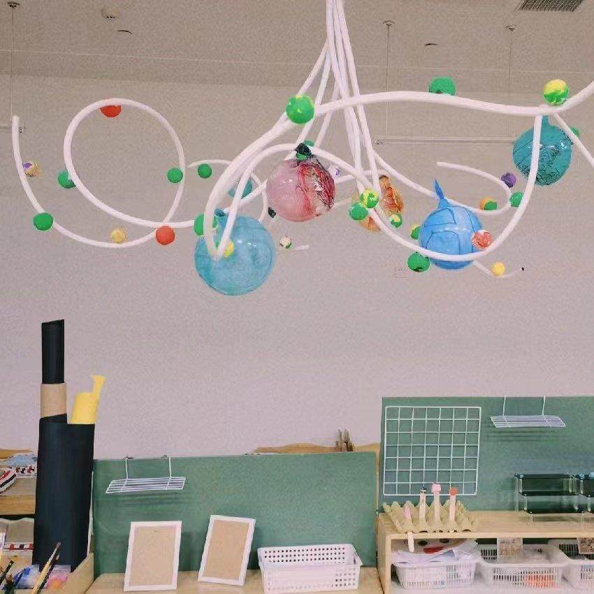 幼儿园春日主题pvc管吊饰环创婚庆道具美工区创意材料小清新装饰,家居饰品,吊饰/挂饰,淘宝优惠券,粉丝福利购,淘宝优惠卷