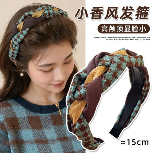 复古发箍显脸小减龄高颅顶麻花
