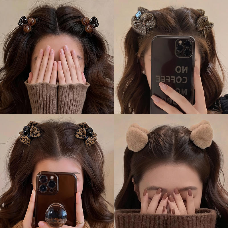 公主头小抓夹女2025新款