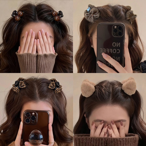 公主头小抓夹女2025新款