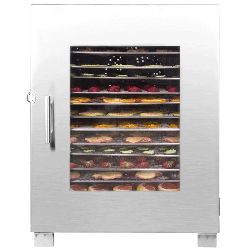 干果机家用食物烘干机跨境货源不锈钢16层干肉机水果烘干机