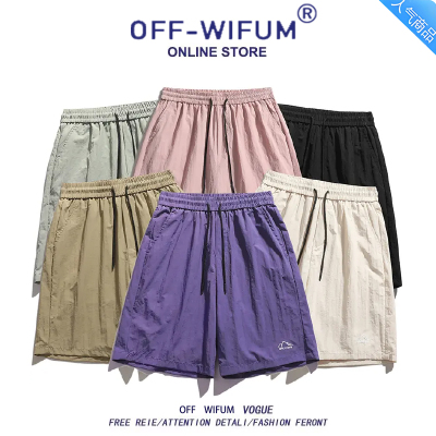OFF-WIFUM冰丝短裤夏季薄款男