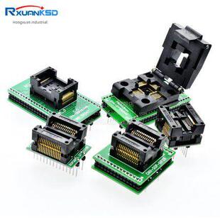 烧录座SOP8/14/16/18/20/24/28 SSOP/TSSOP芯片IC转换编程测试座