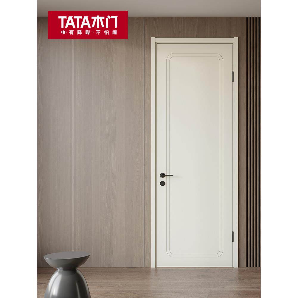 TATA木门 卧室厨房门推拉门折叠门移门厨卫门木门极简室内门DM003