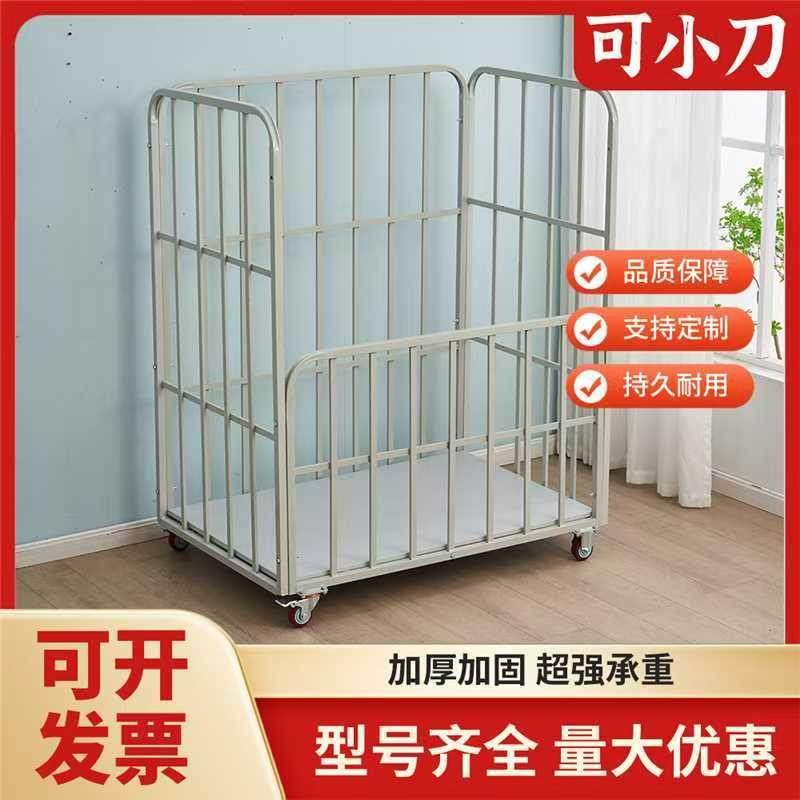 服装厂专用面料周转车平板推车二层裁片车运料手推车成品周转车