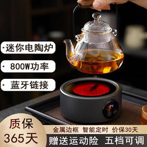 玉玊轩超迷你电陶炉煮茶炉自动定时保温煮茶器家用小型迷你养生炉