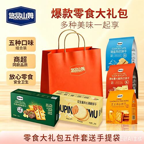 悠品山姆饼干零食大礼包