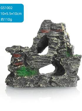 加工定制新款鱼缸假山造景树脂装饰布景水族箱工艺品创意摆件爆款