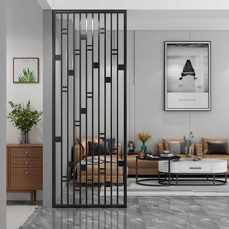北欧入户铁艺屏风隔断金属玄关客厅现代简约办公室轻奢格栅镂空墙,住宅家具,折屏,淘宝优惠券,粉丝福利购,淘宝优惠卷