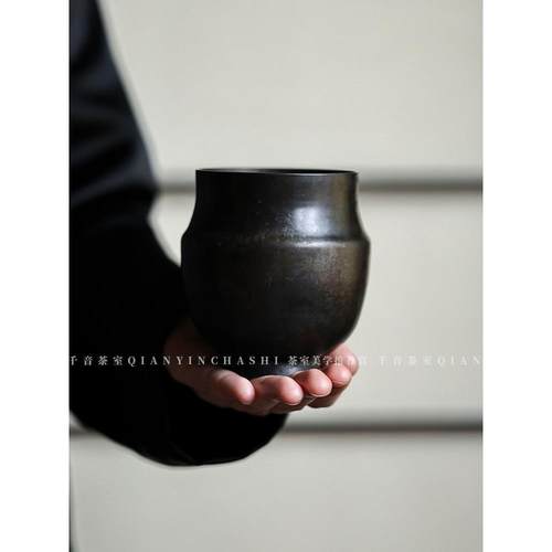 【春喜铜 葫芦建水】复古铜茶洗家用禅意茶道零配水盂水洗茶渣缸
