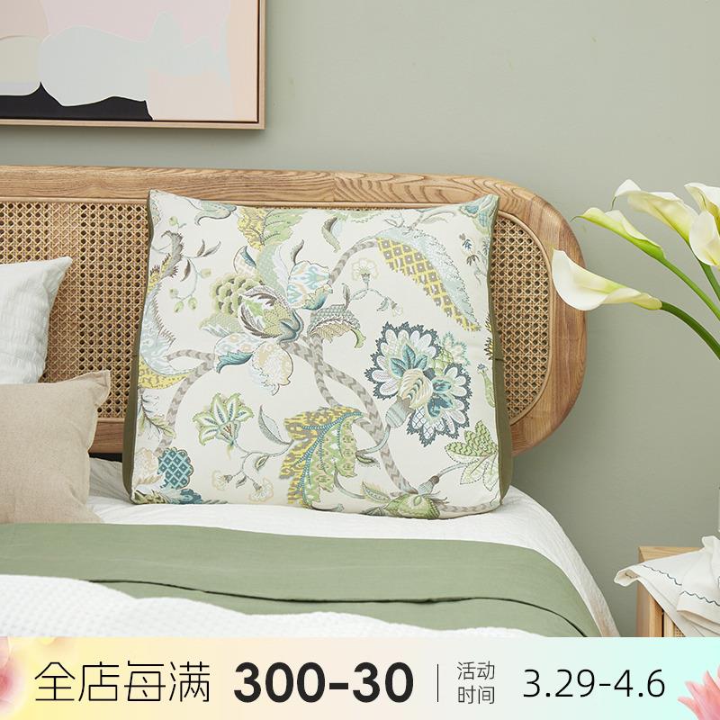 阳春小镇烂漫四季床头三角大靠垫护腰靠背垫飘窗卧室沙发单人靠枕