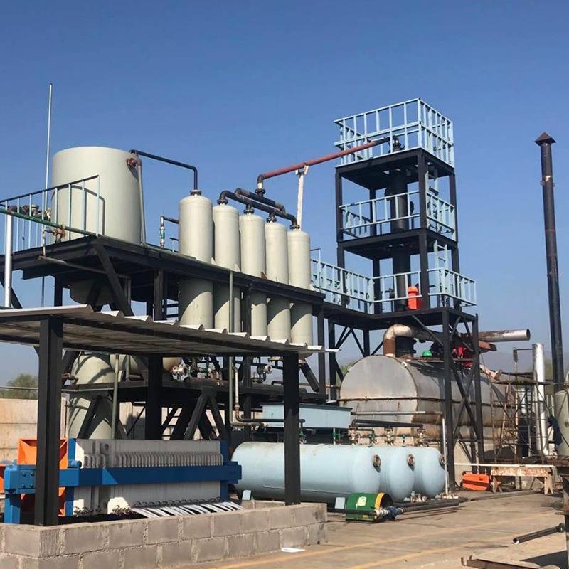 废机油还原基础油负压蒸馏连续式设备日处理量20吨