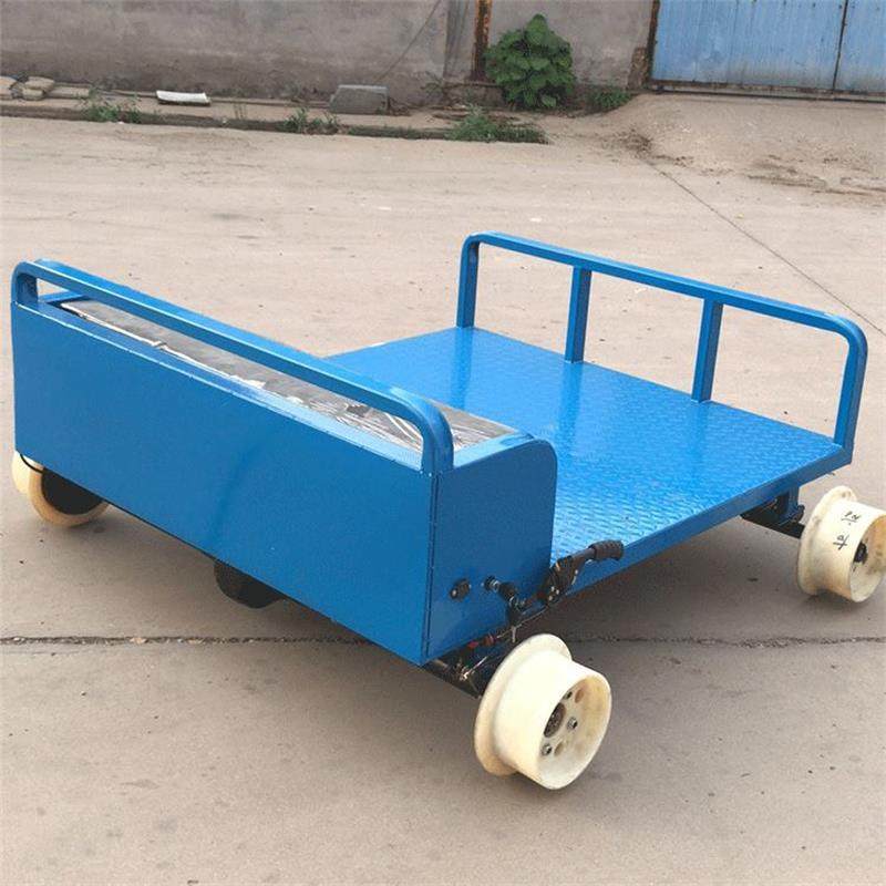 电动遥控轨道车载重大轨道平板车运输工具巡逻145轨距电动轨道车