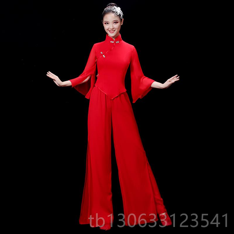 高档秧表歌服演出服女20古蹈24年新款飘逸中国风九儿舞服装典舞演