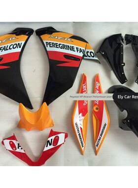 新陵ycr150-9游隼跑车 众星全套外壳配件cbr250公路赛摩托车塑料