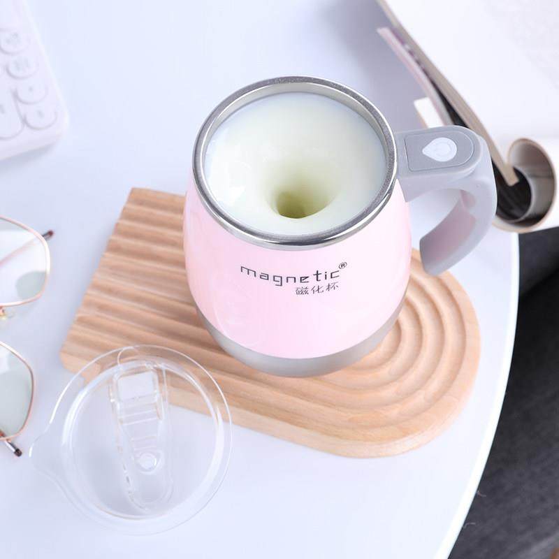 磁吸充电全自动搅拌杯电动新款办公室旋转咖啡杯精致磁力懒人水杯,餐饮具,搅拌杯,淘宝优惠券,粉丝福利购,淘宝优惠卷