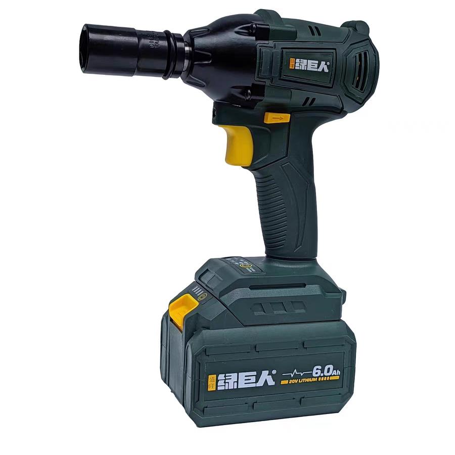 绿巨人电动起子8020/8021大扭力锂电冲击无刷强力多功能汽修套筒