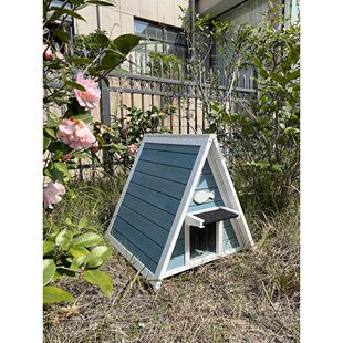 猫屋室内外户外流浪猫窝防雨防寒安全屋遮蔽封闭猫屋