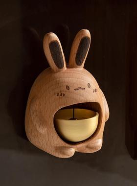 兔子门铃乔迁新居礼品开业搬家生日礼物入户门装饰玄关客厅小摆件